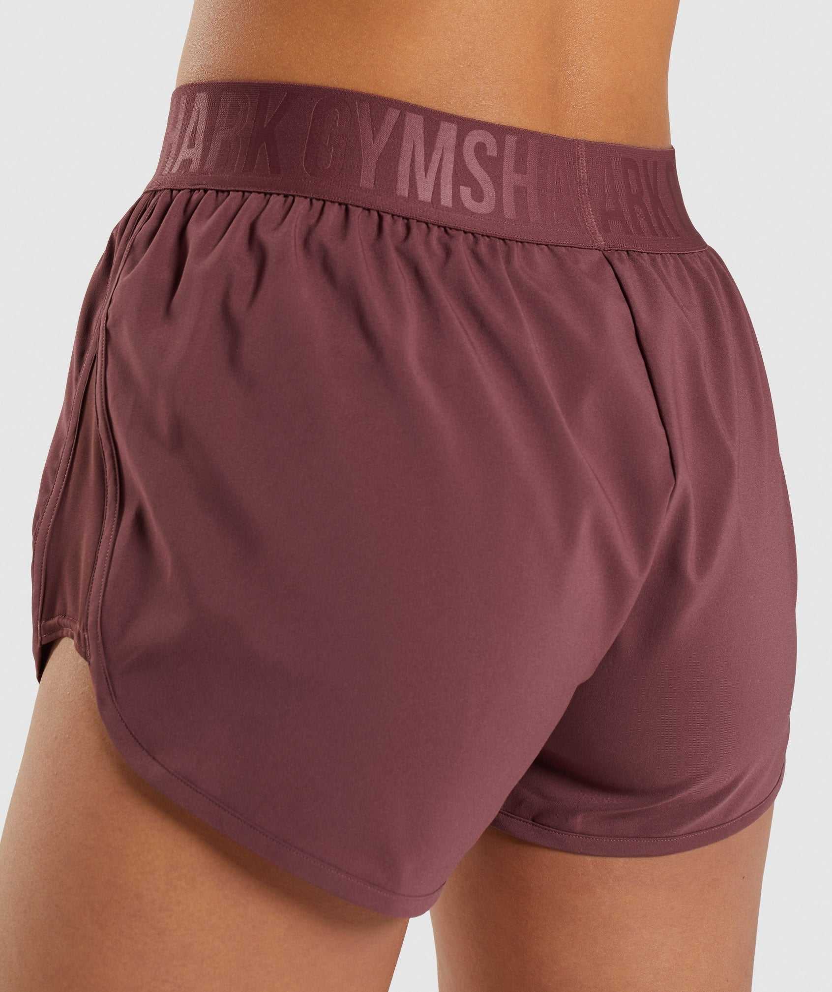 Pink Brown Gymshark Training Loose Fit Women's Shorts | KBJZNI927