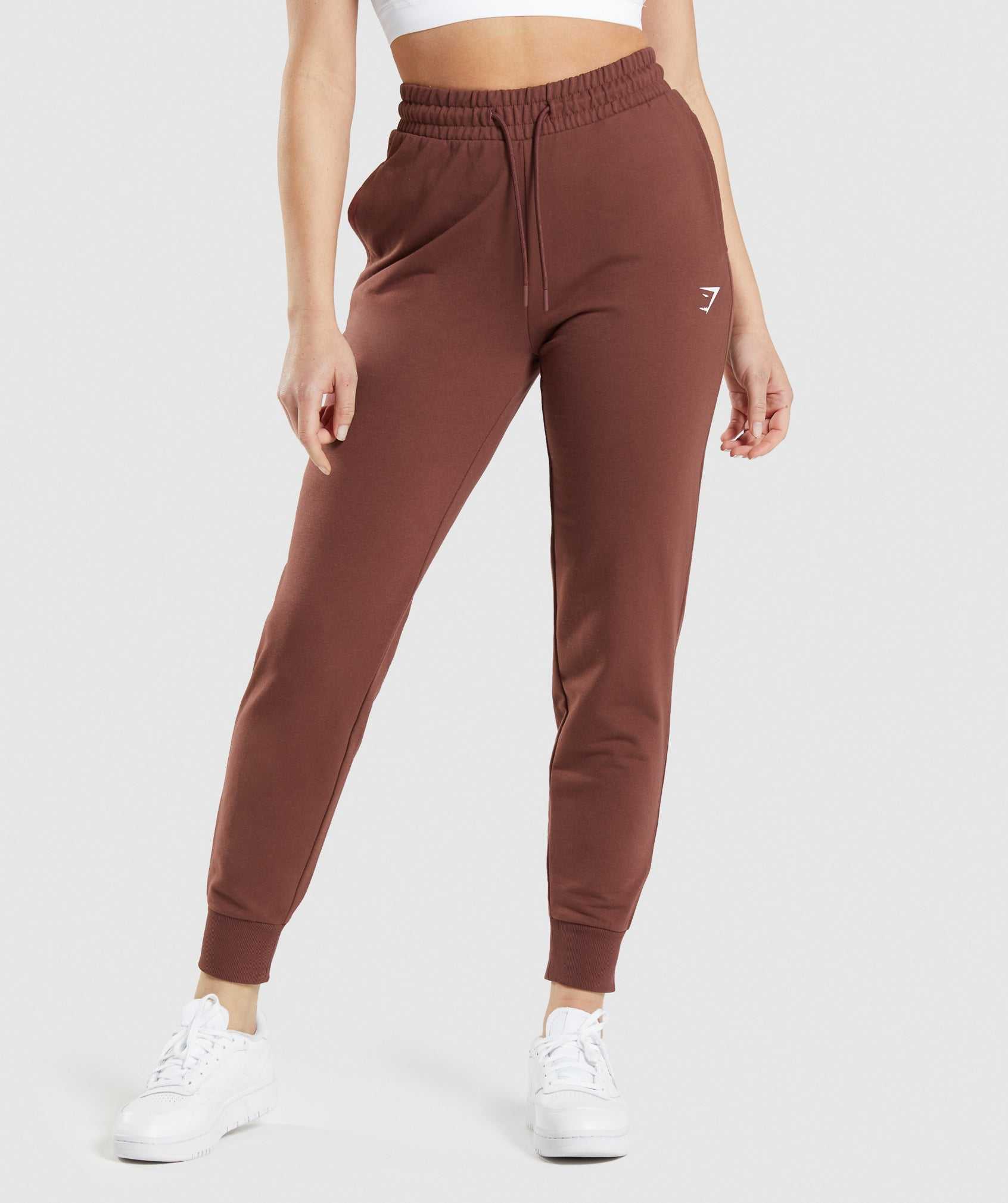 Pink Brown Gymshark Training Women\'s Jogger | WGVMRP601