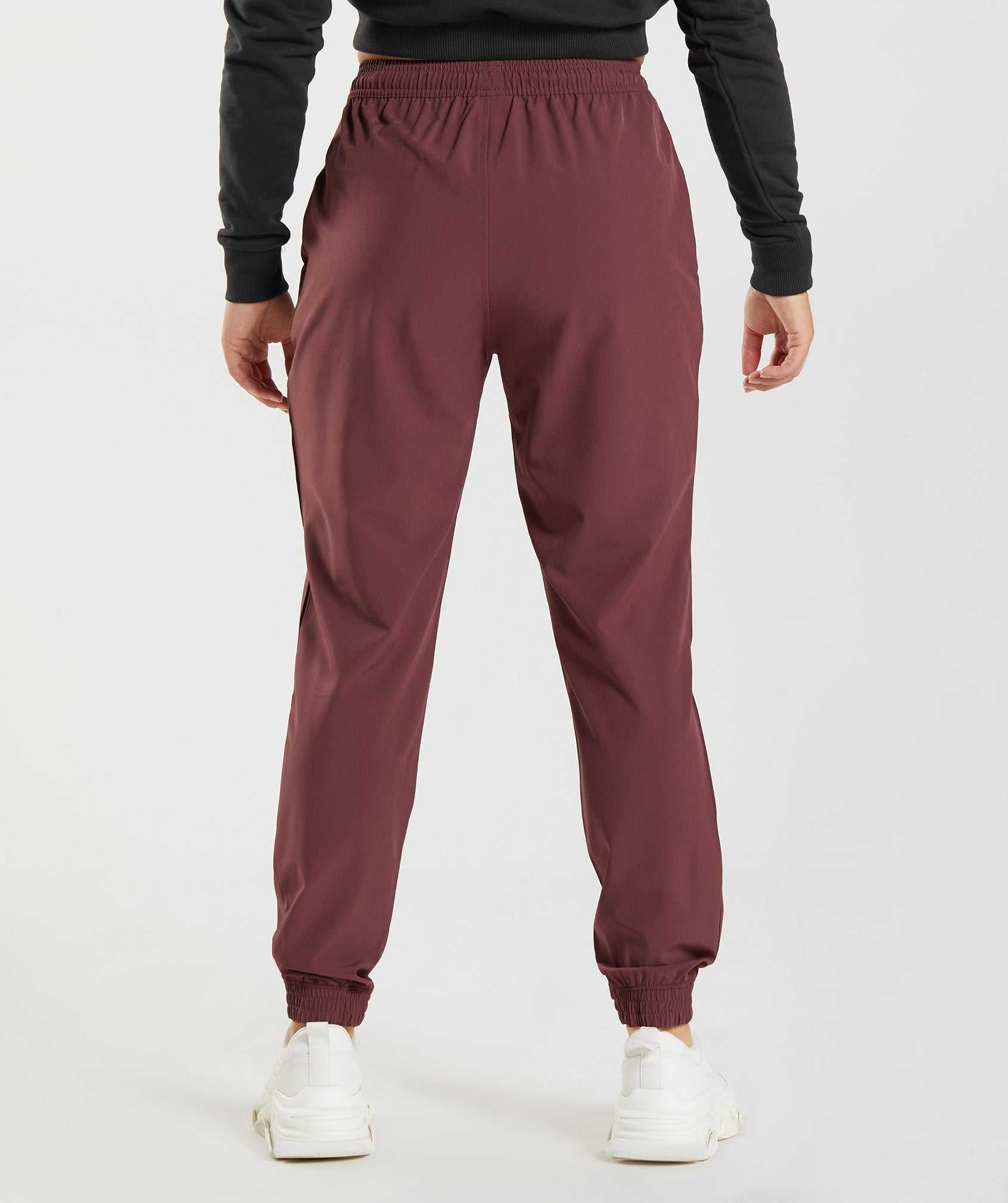 Pink Brown Gymshark Training Woven Women's Jogger | EKVOGH157