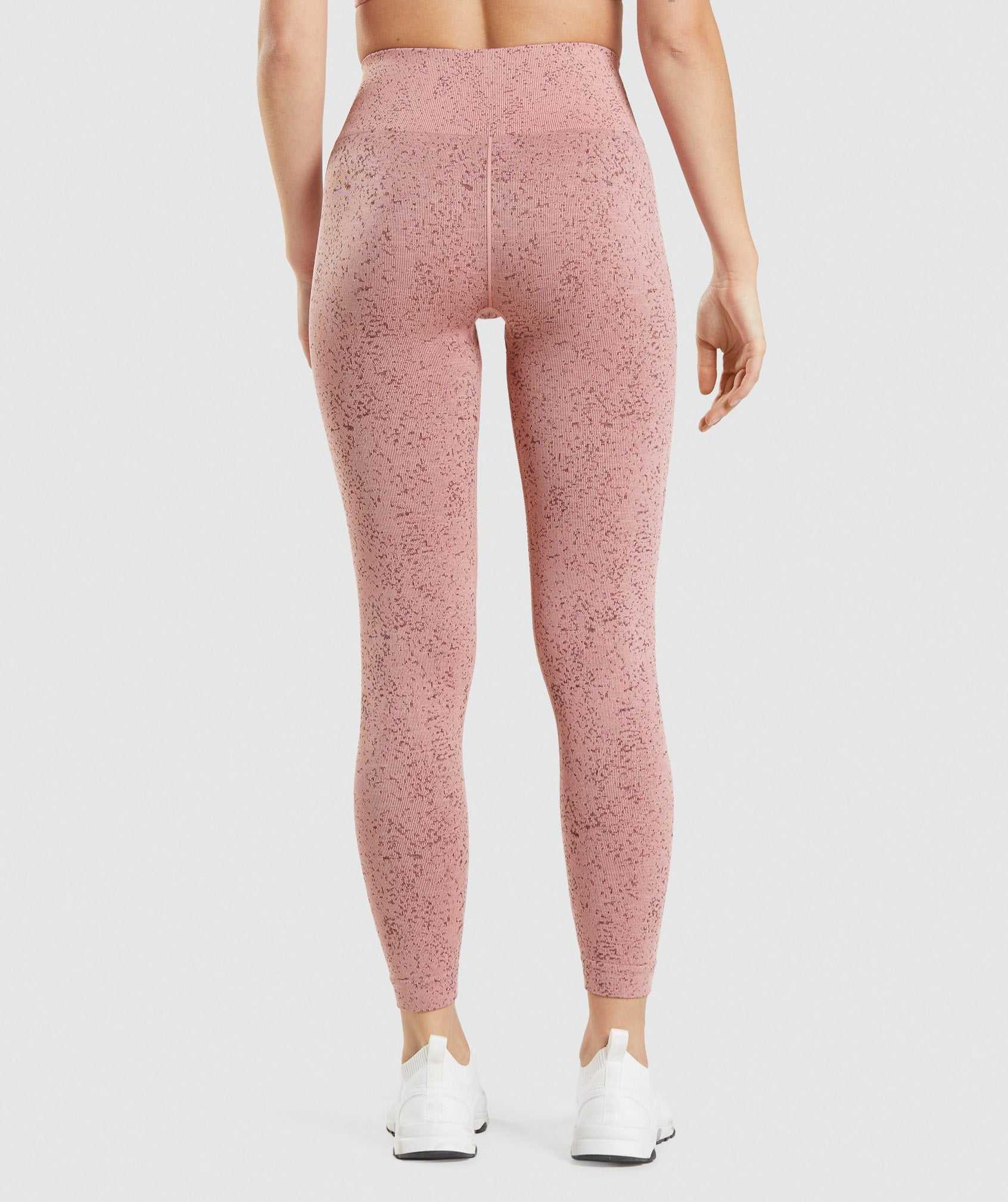 Pink Gymshark Adapt Fleck Seamless Women's Leggings | GHSMDO310