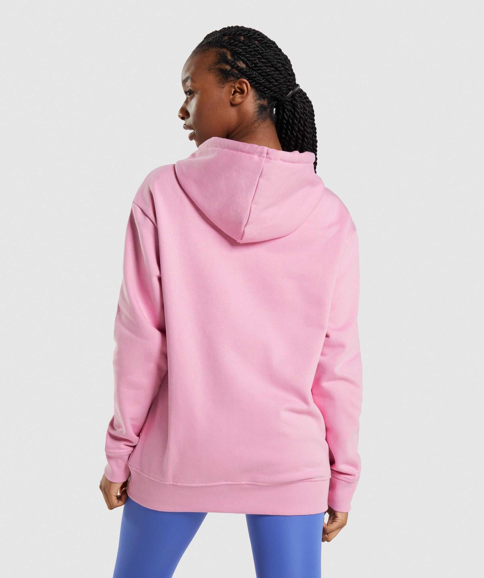 Pink Gymshark Apollo Oversized Women's Pullover | PWKVGI280