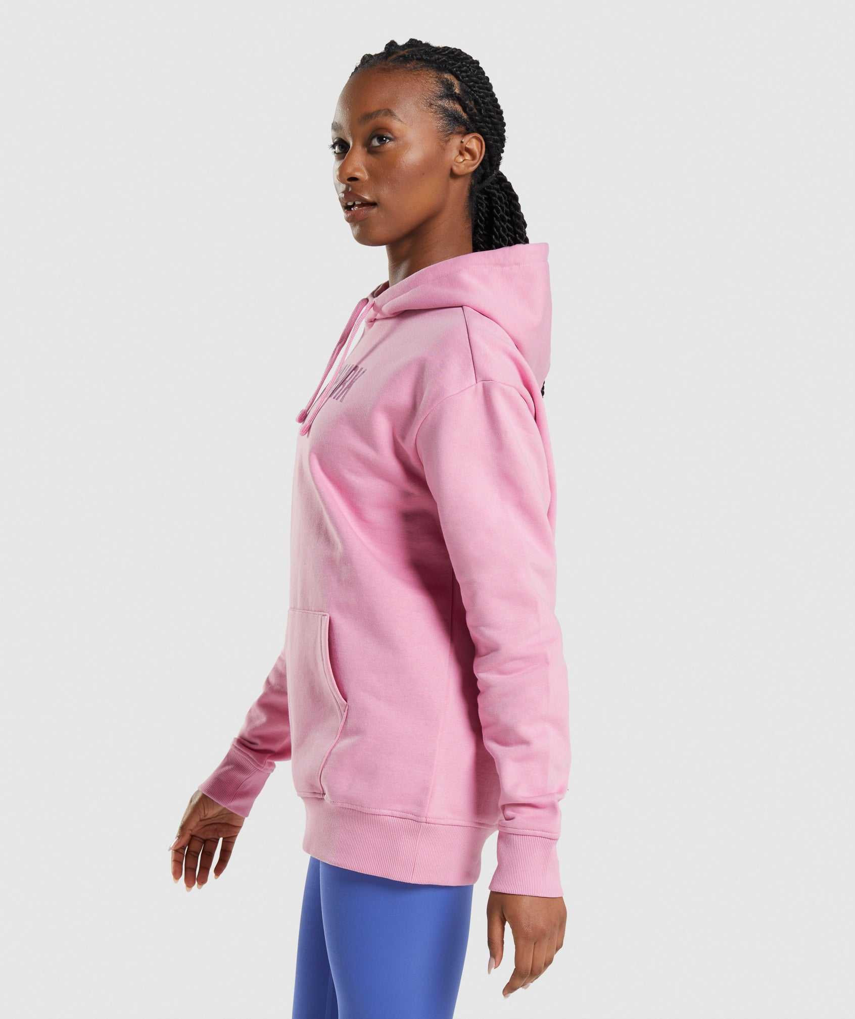 Pink Gymshark Apollo Oversized Women's Pullover | PWKVGI280