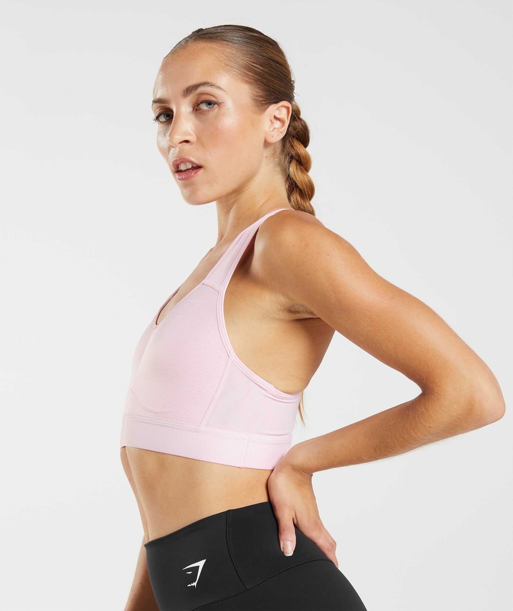 Pink Gymshark Lightweight High Support Women's Sports Bra | TAKLPR493