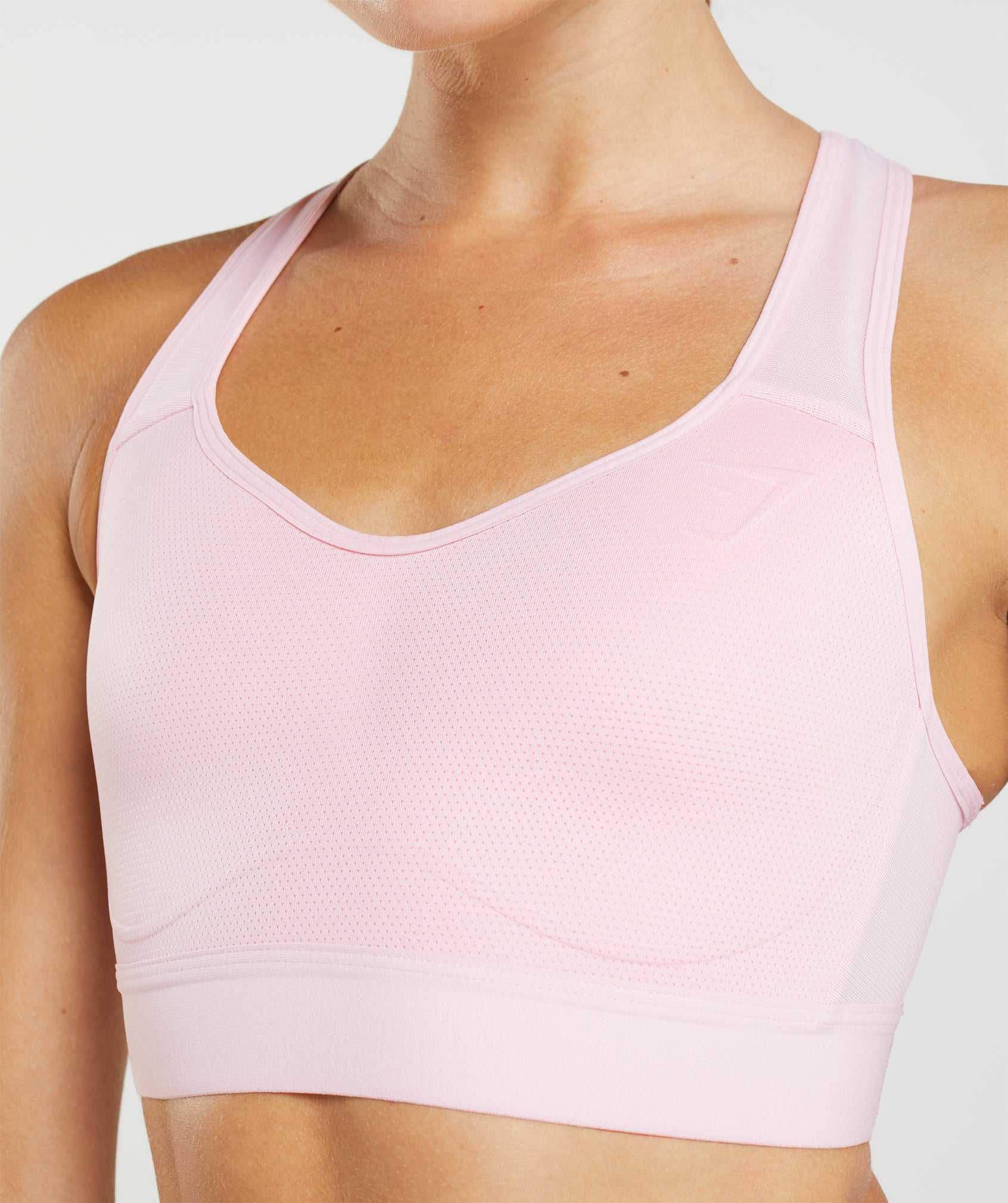 Pink Gymshark Lightweight High Support Women's Sports Bra | TAKLPR493