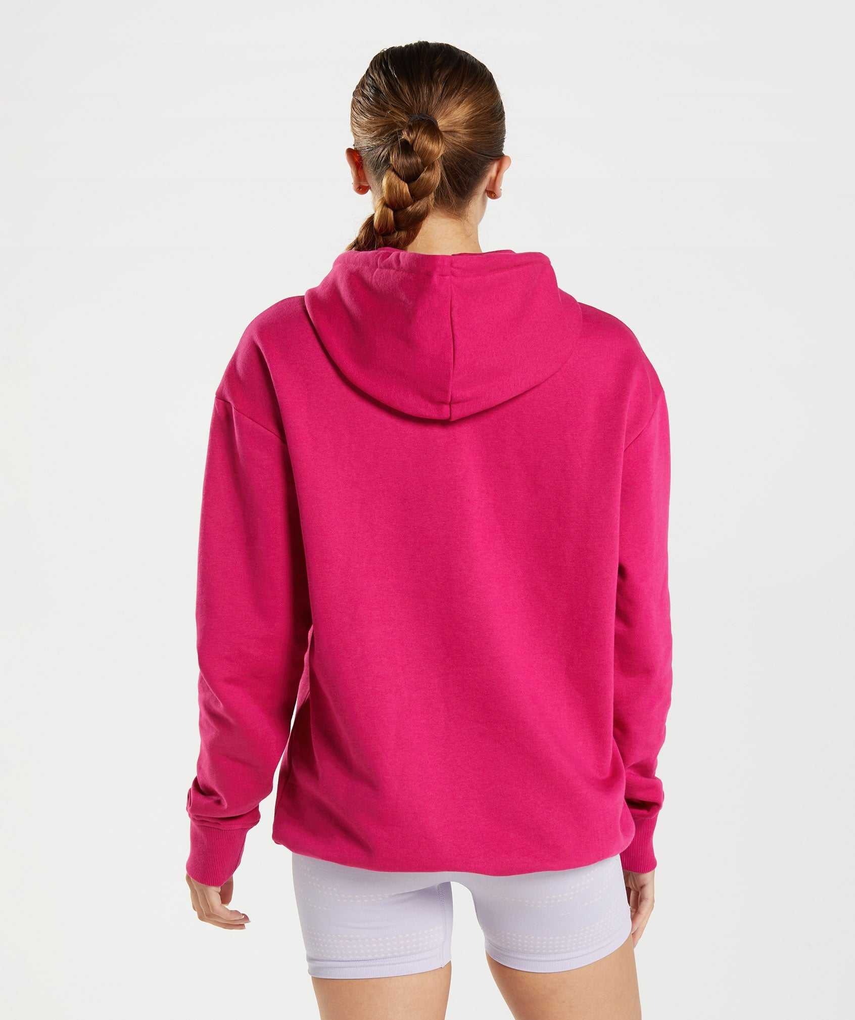 Pink Gymshark Training Boyfriend Women's Pullover | PGENKV281