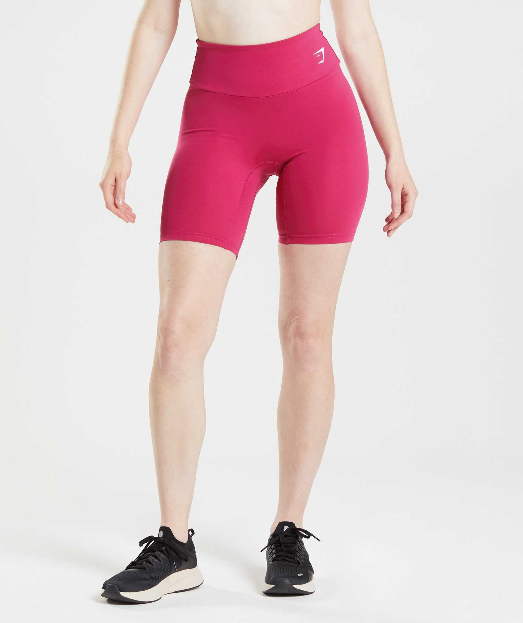 Pink Gymshark Training Cycling Women's Shorts | VSIPEA406