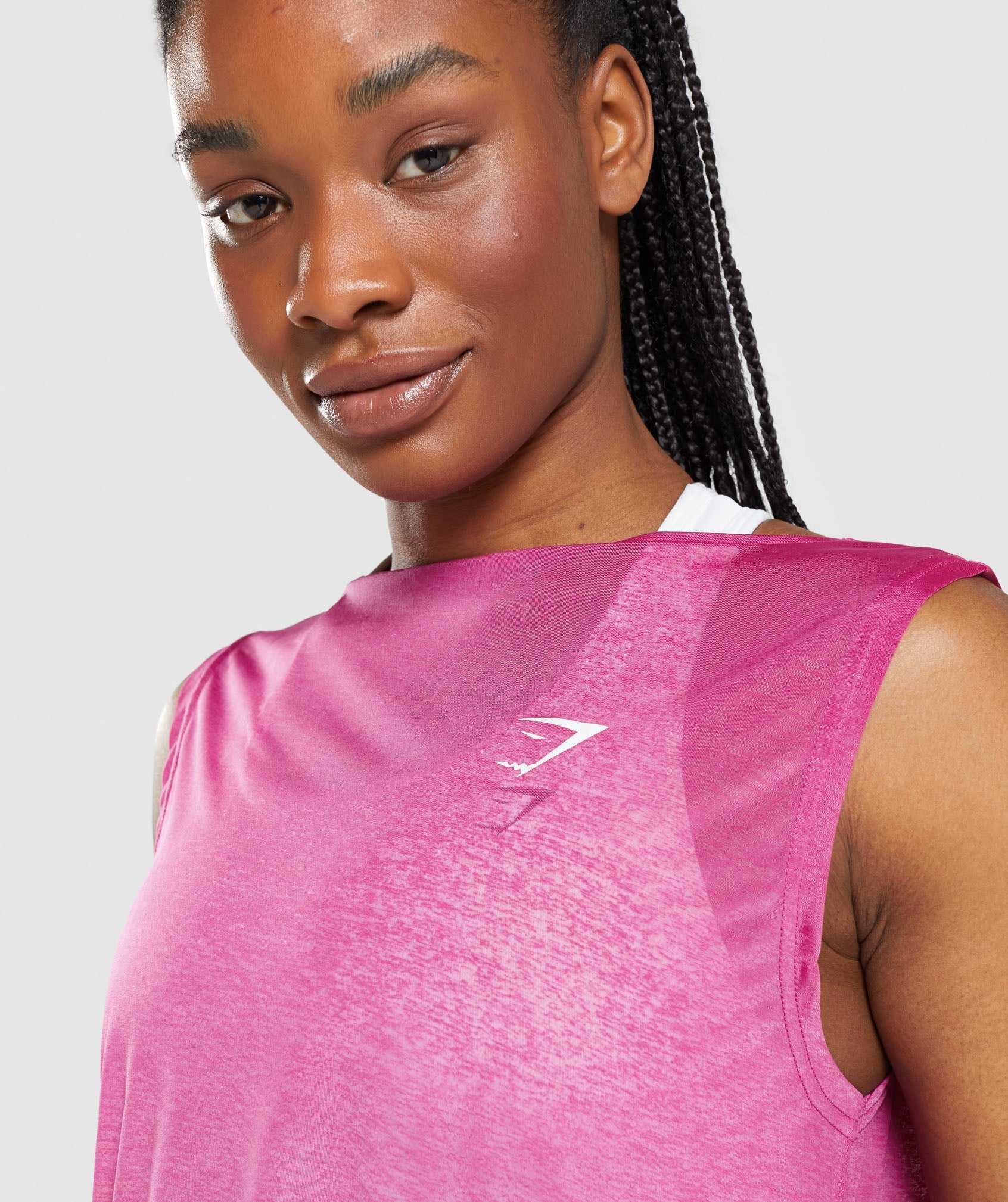 Pink Gymshark Training Oversized Women's Tanks | ZFRMJL086