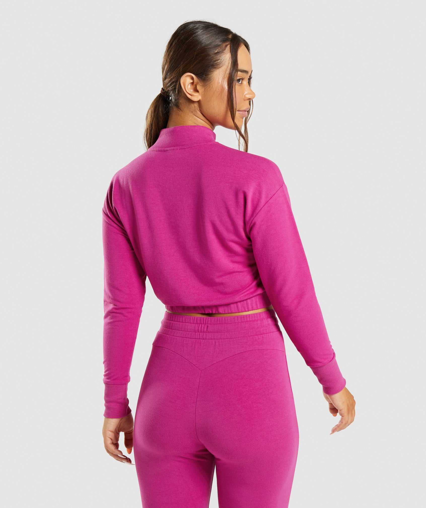 Pink Gymshark Training Pippa Women's Pullover | URWAYN921