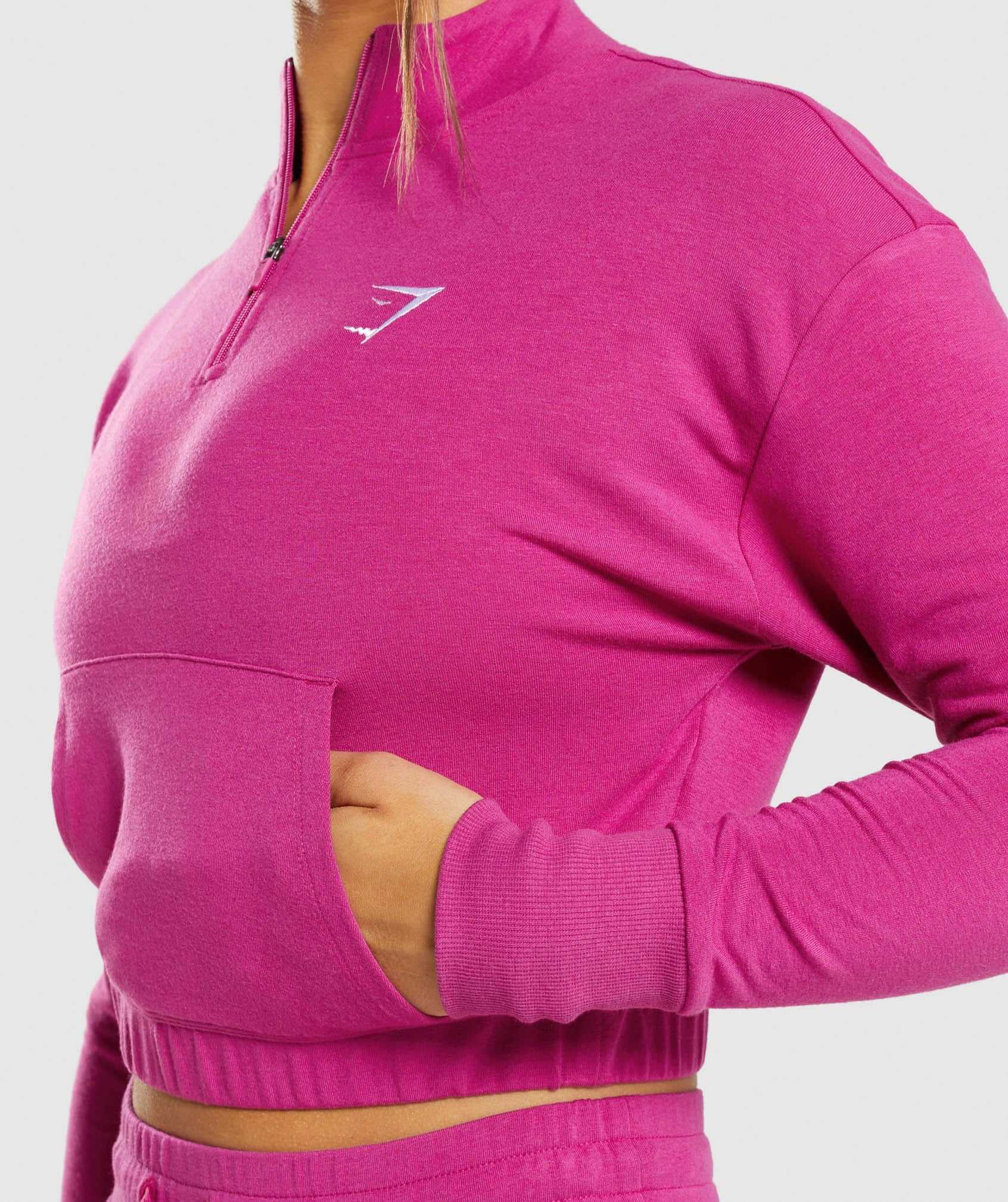 Pink Gymshark Training Pippa Women's Pullover | URWAYN921