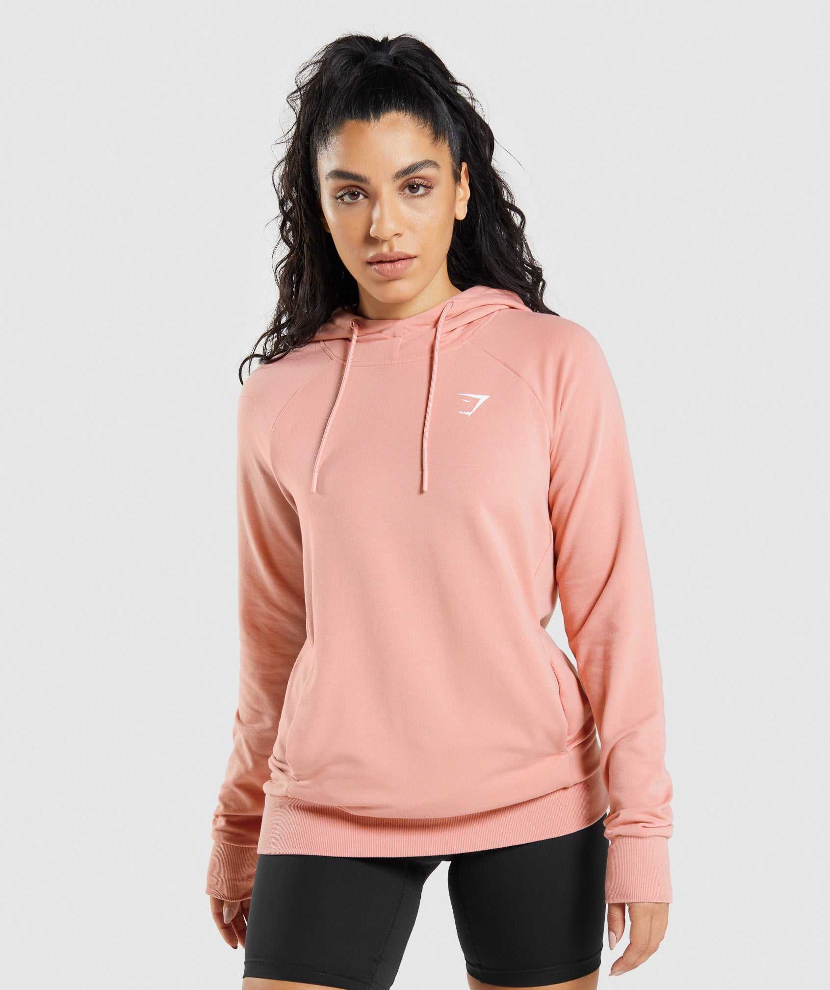 Pink Gymshark Training Women\'s Hoodie | VNBKJU174