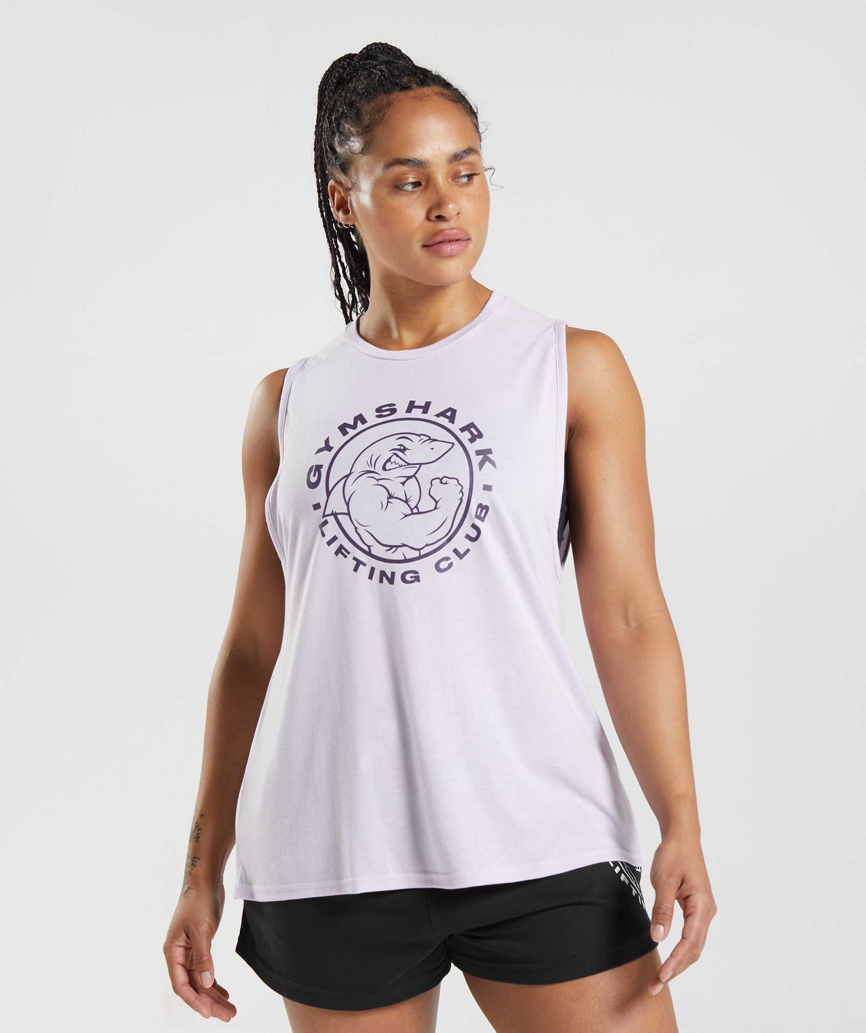 Purple Gymshark Legacy Women\'s Tanks | CRVAOT719