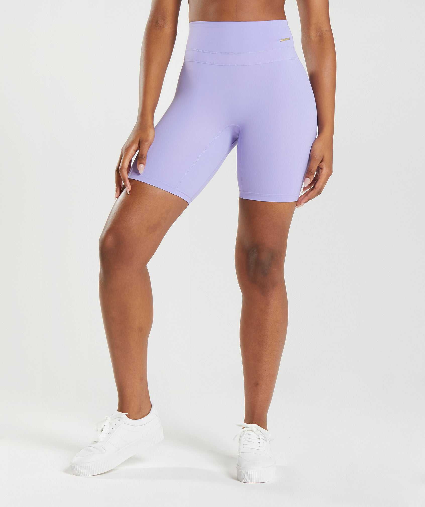 Purple Gymshark Whitney Cycling Women\'s Shorts | ZEFOIN950