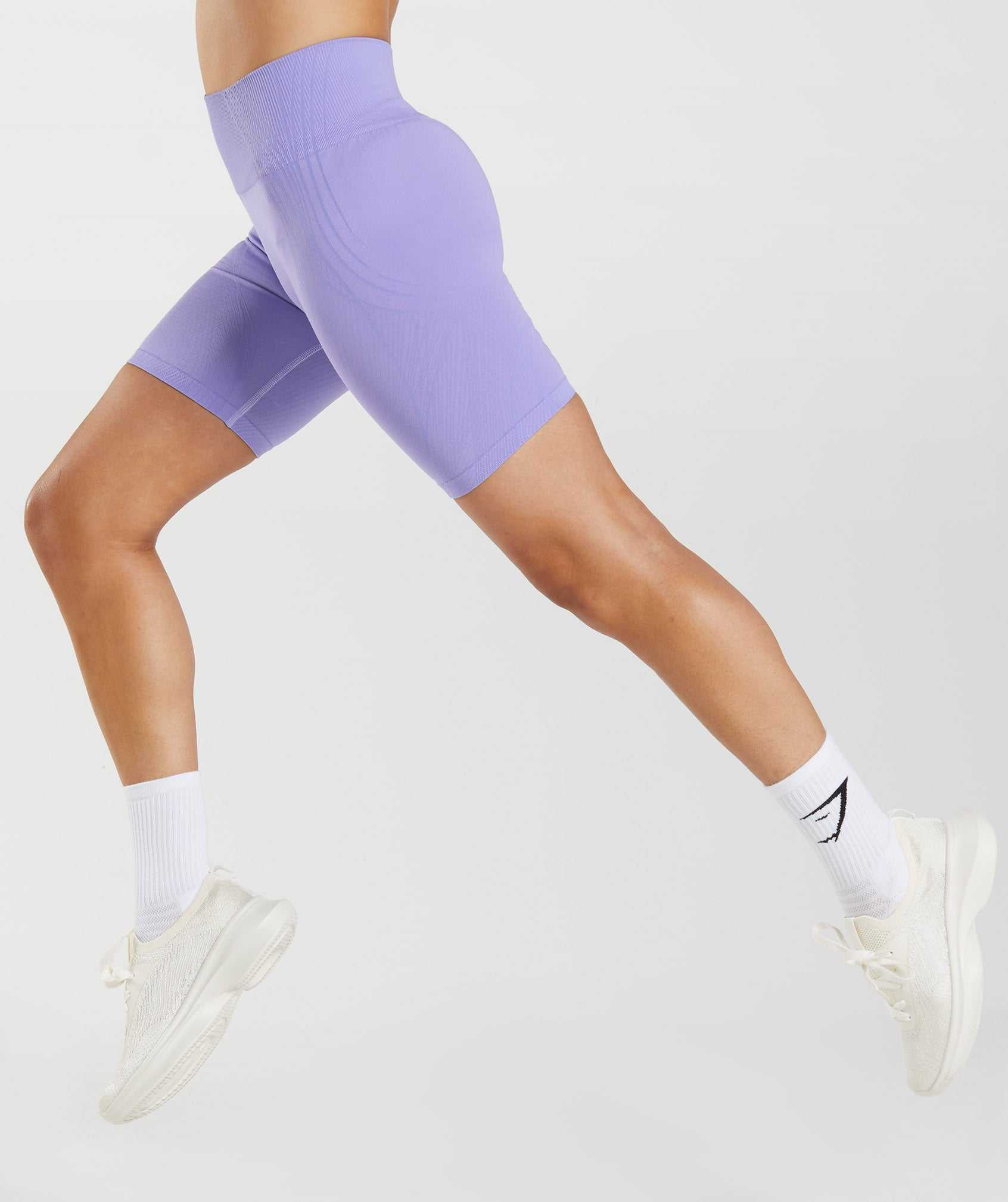 Purple / Purple Gymshark Apex Seamless Women's Shorts | FYJHIK450