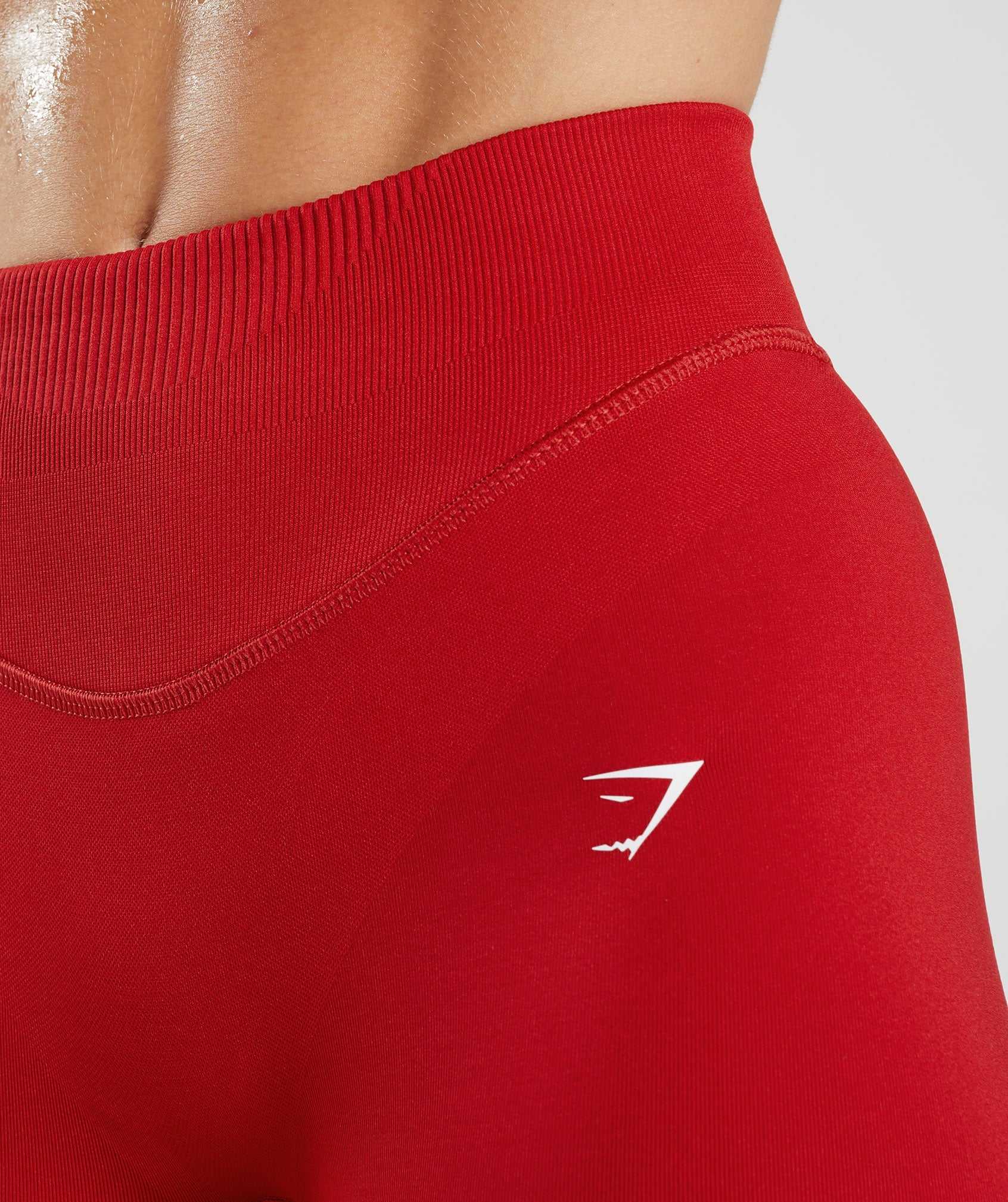 Red Gymshark Sweat Seamless Sculpt Women's Shorts | CEWFHL570