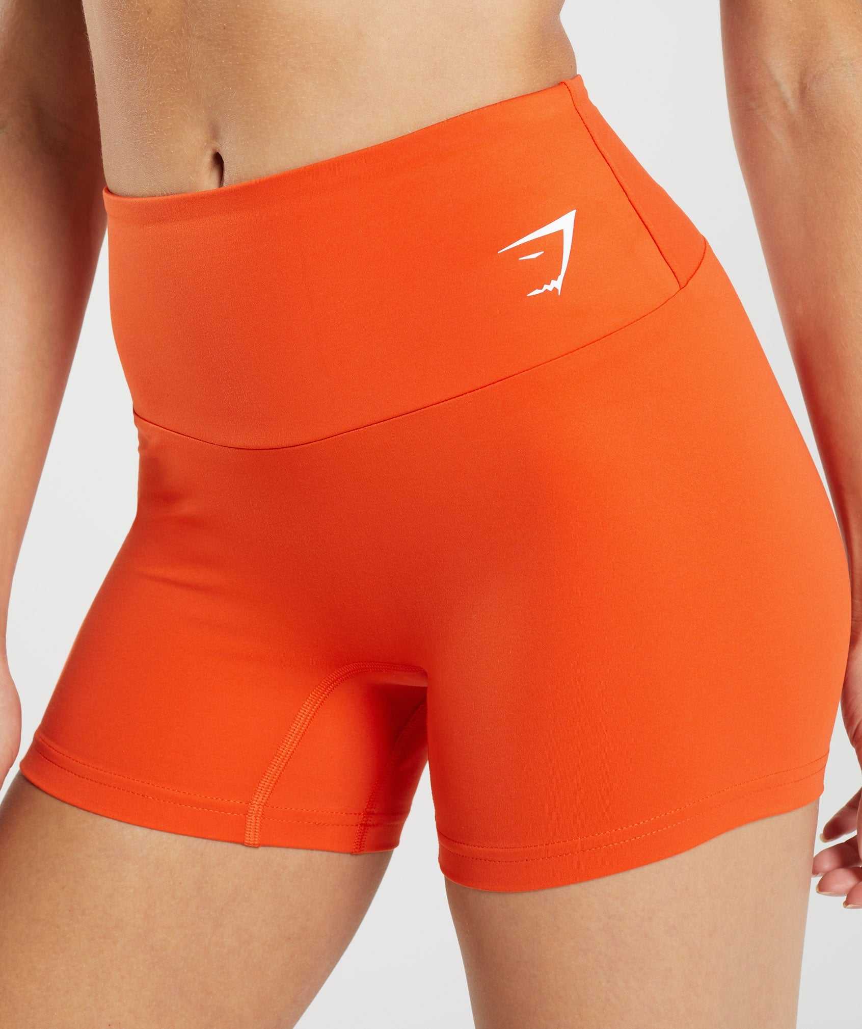 Red Gymshark Training Tight Women's Shorts | XGFPZC594