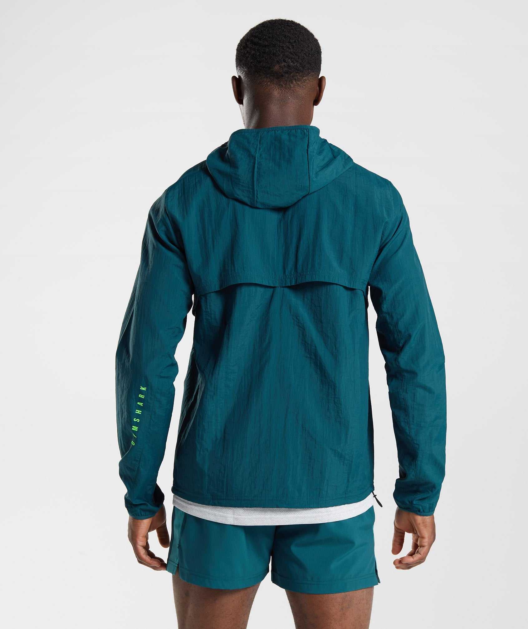 Turquoise Gymshark Sport Windbreaker Men's Jackets | LOPGBA769