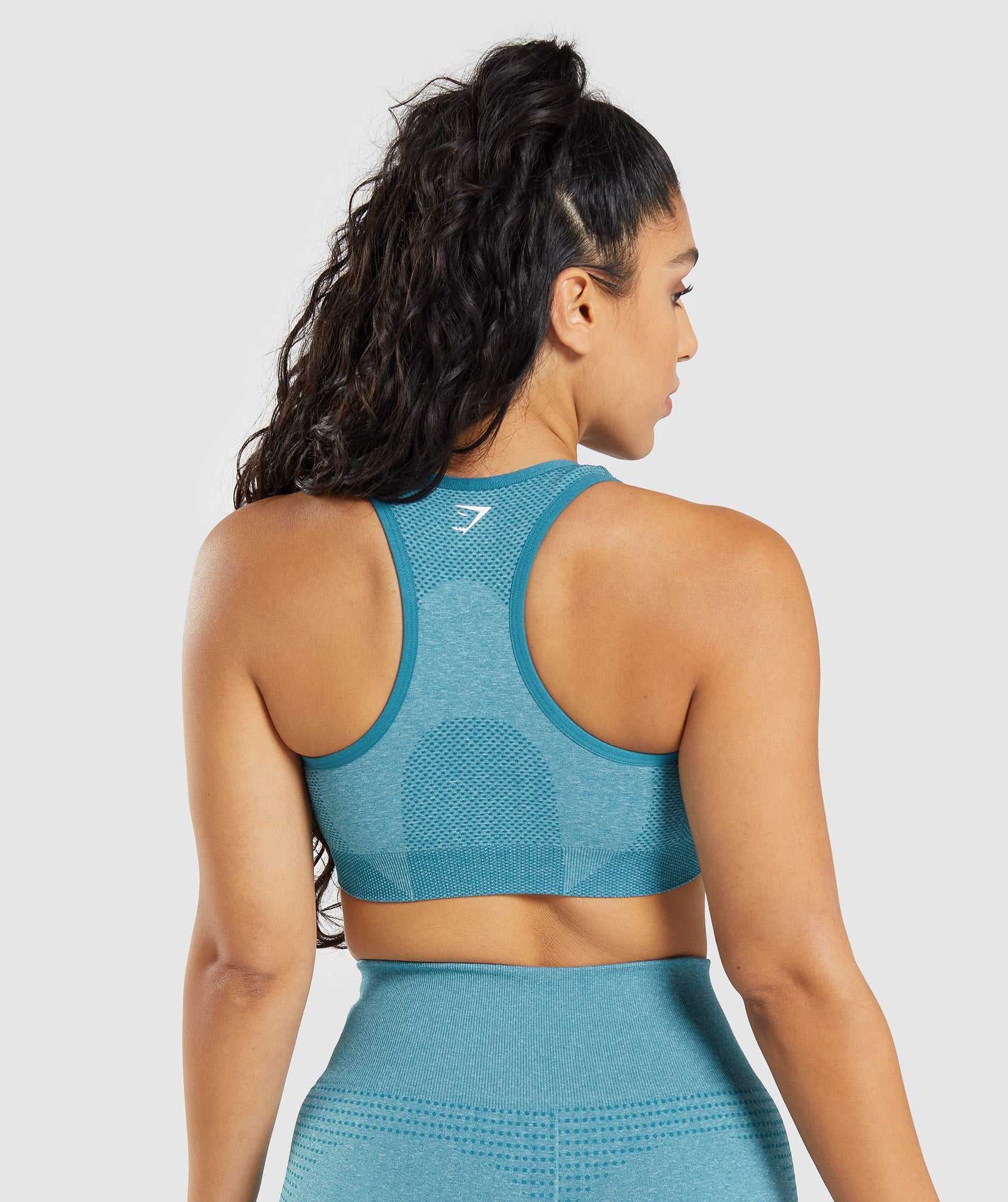 Turquoise Gymshark Vital Seamless 2.0 Women's Sports Bra | CGITEV623