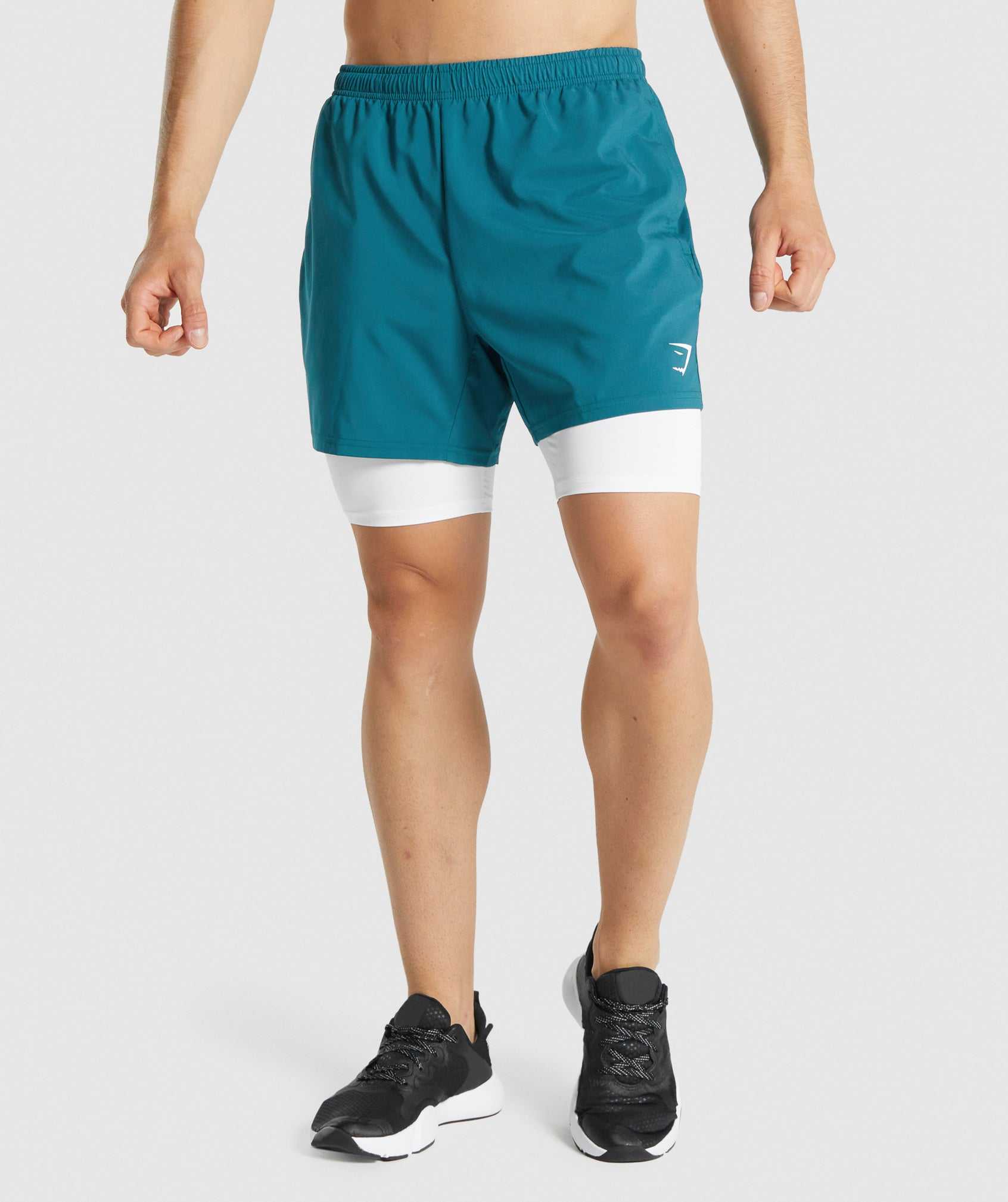 White Gymshark Element Baselayer Men's Shorts | FSRLMZ095