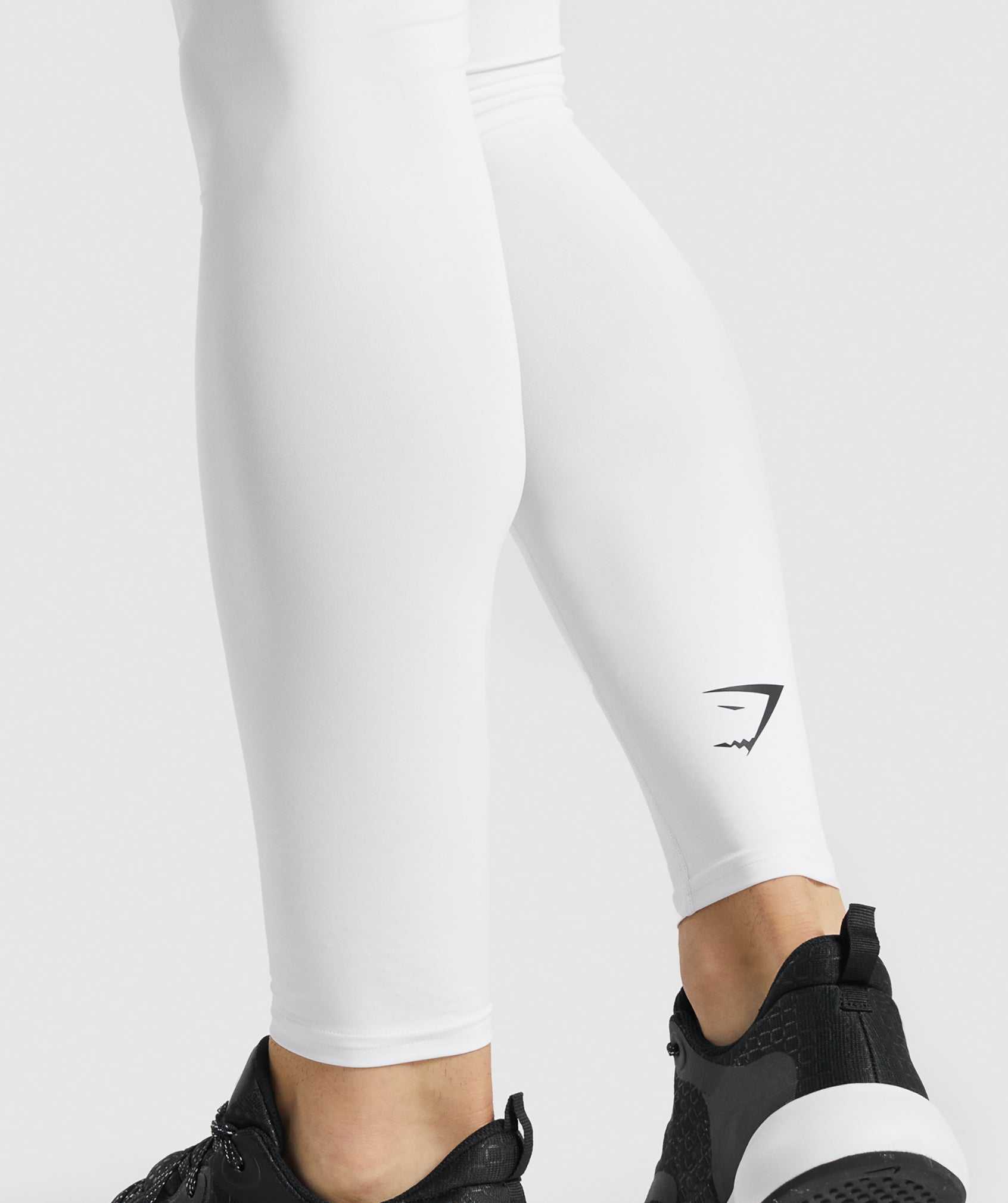 White Gymshark Element Baselayer Men's Shorts | LWOZFT834