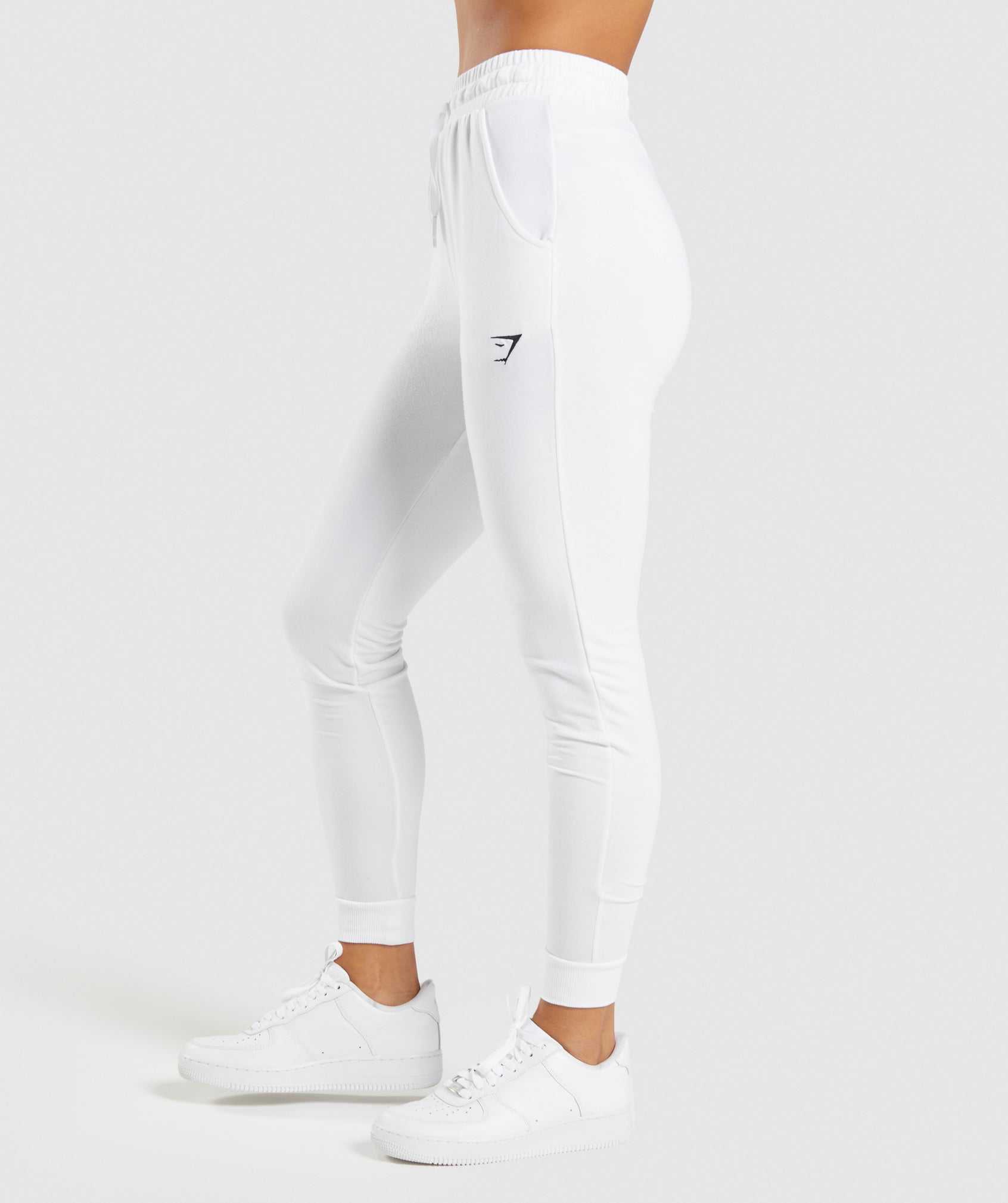 White Gymshark Training Pippa Women's Jogger | XQWJMG624