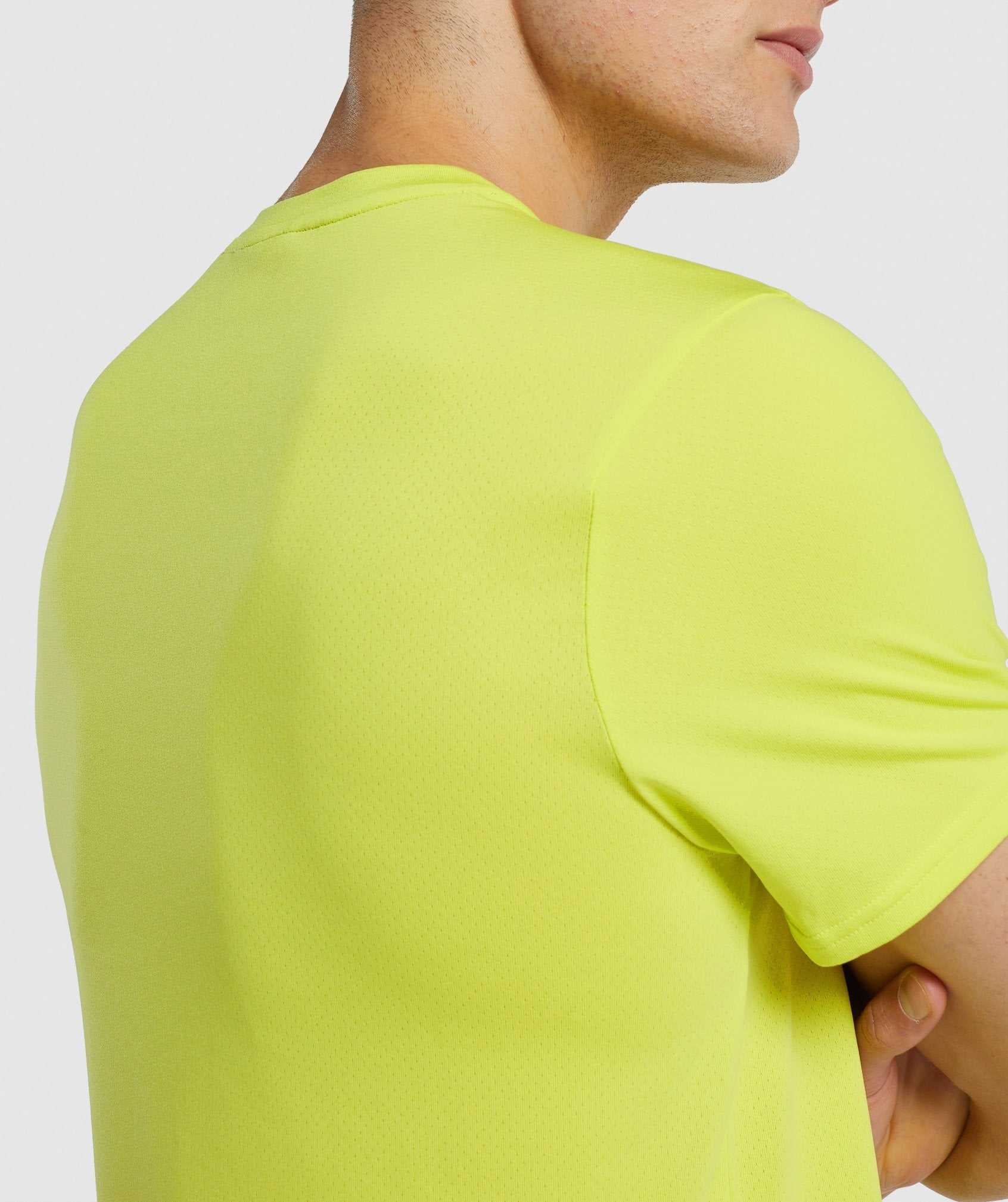 Yellow Gymshark Arrival Regular Fit Men's T Shirts | TVOSIJ754