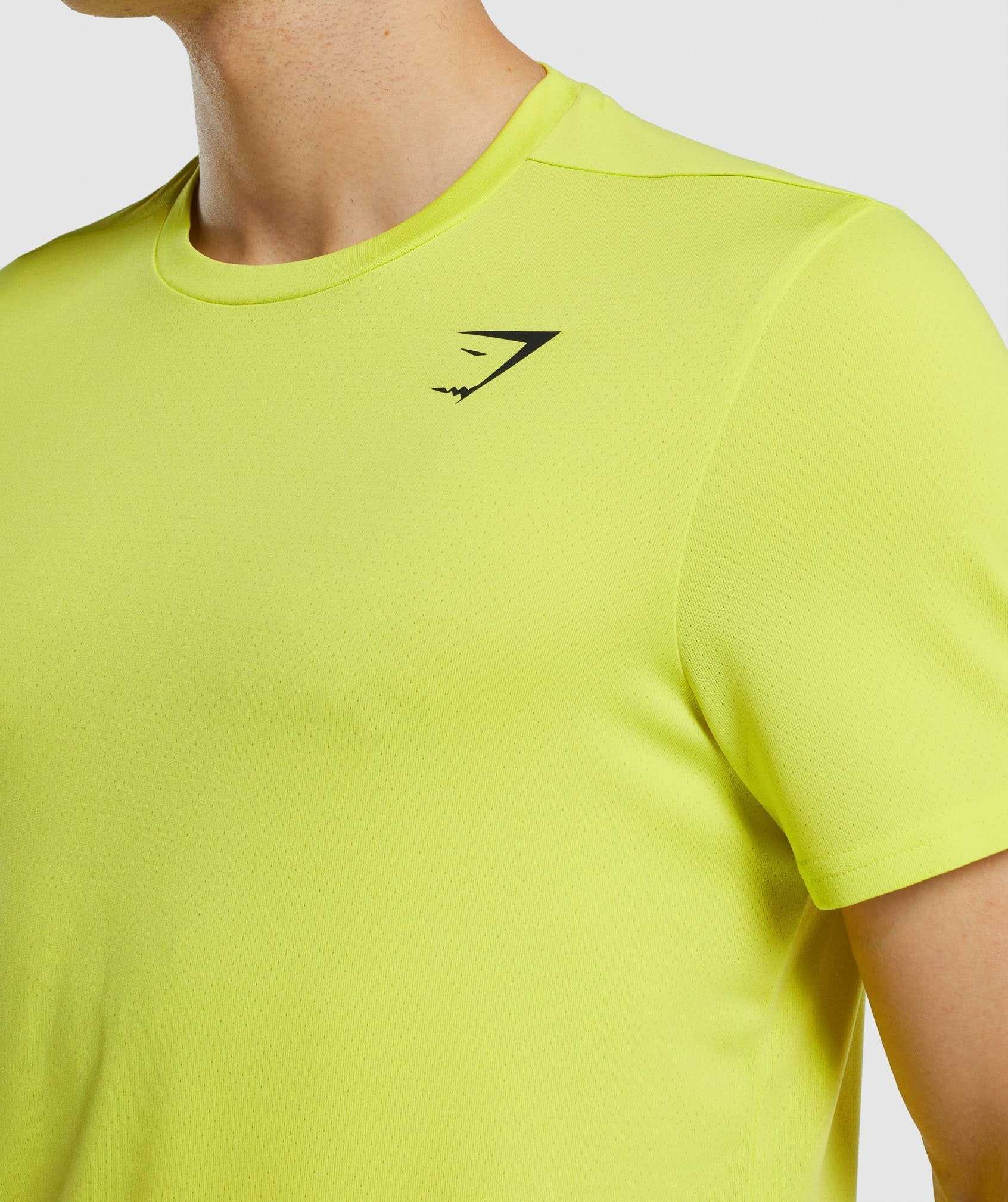 Yellow Gymshark Arrival Regular Fit Men's T Shirts | TVOSIJ754