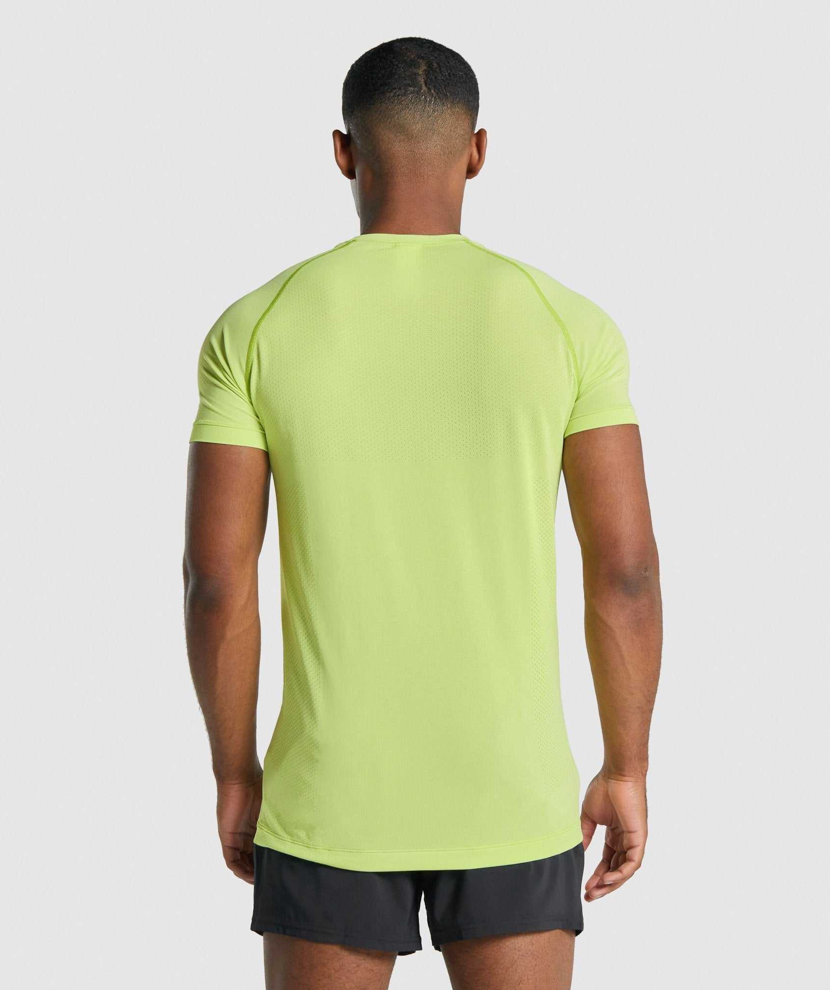 Yellow Gymshark Vital Light Seamless Men's T Shirts | RKUFAD936